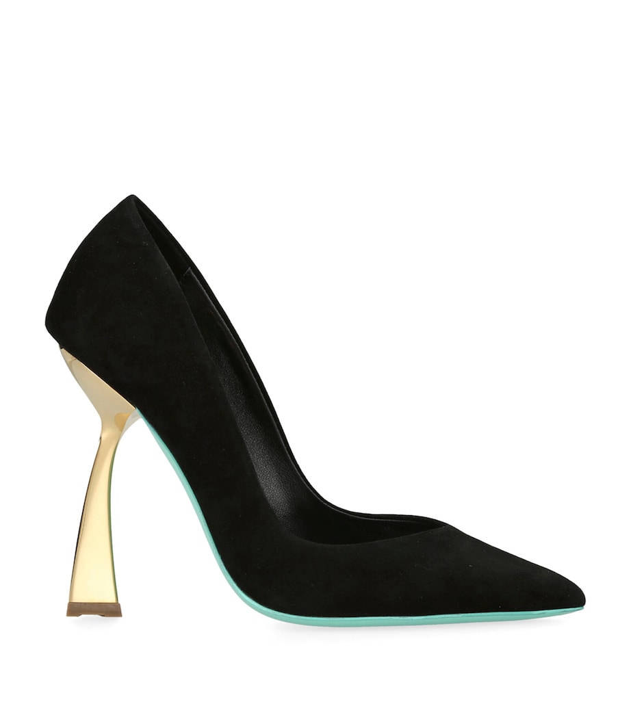 Suede As I Am Pumps 100 BLACK Image 1