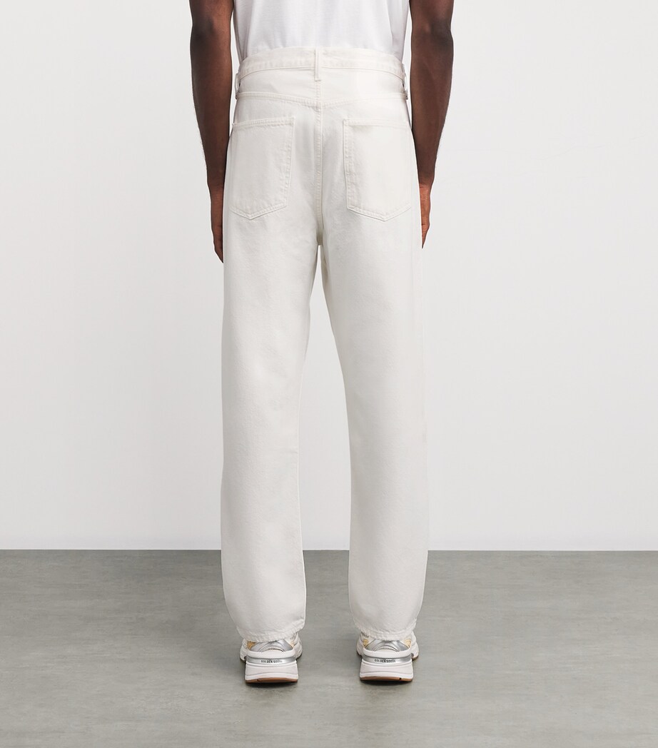AGOLDE Mens 90's Straight Jeans Milkshake Image 4