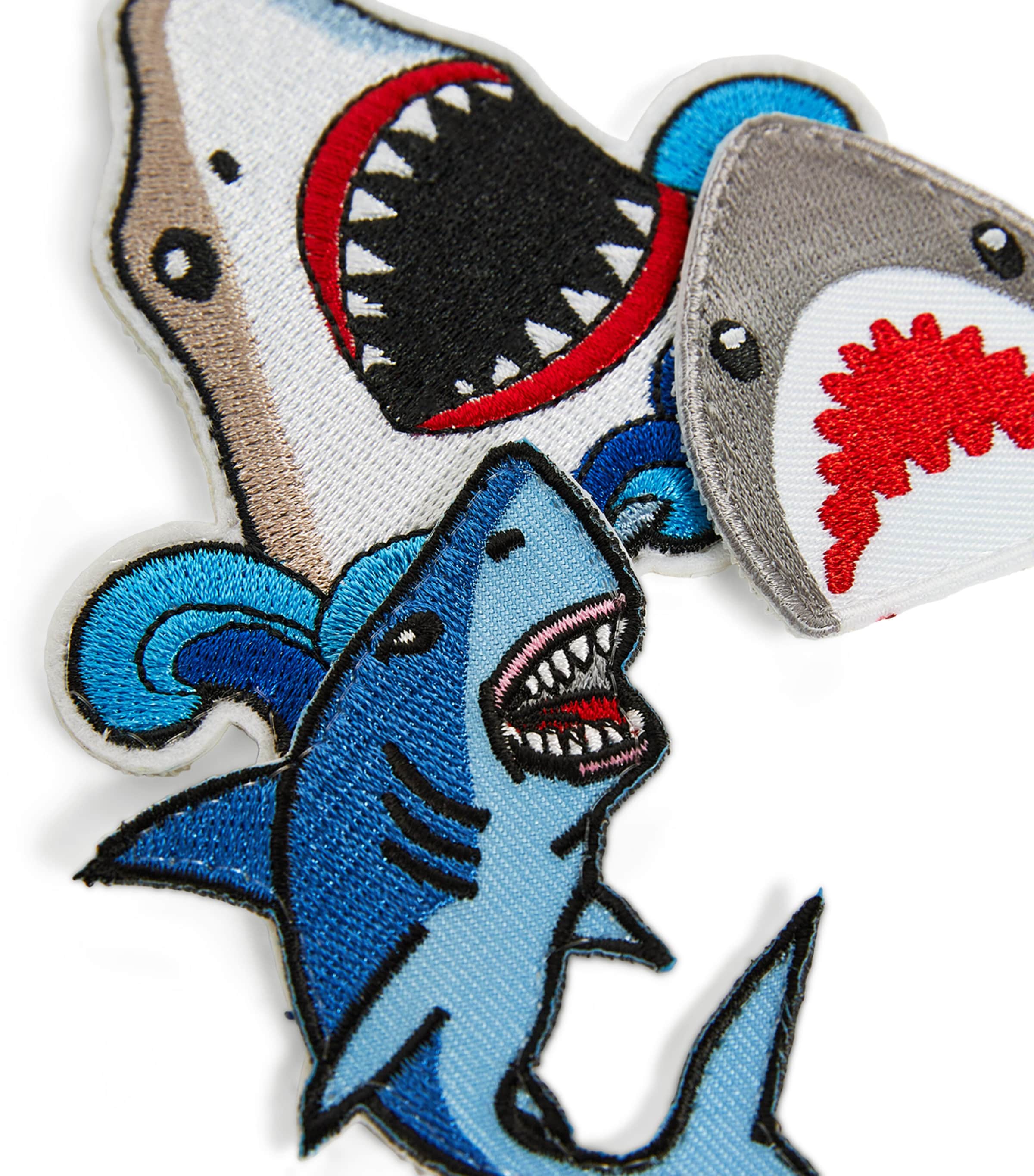 Shark Attack 4-Piece Patch Set MULTI Image 3