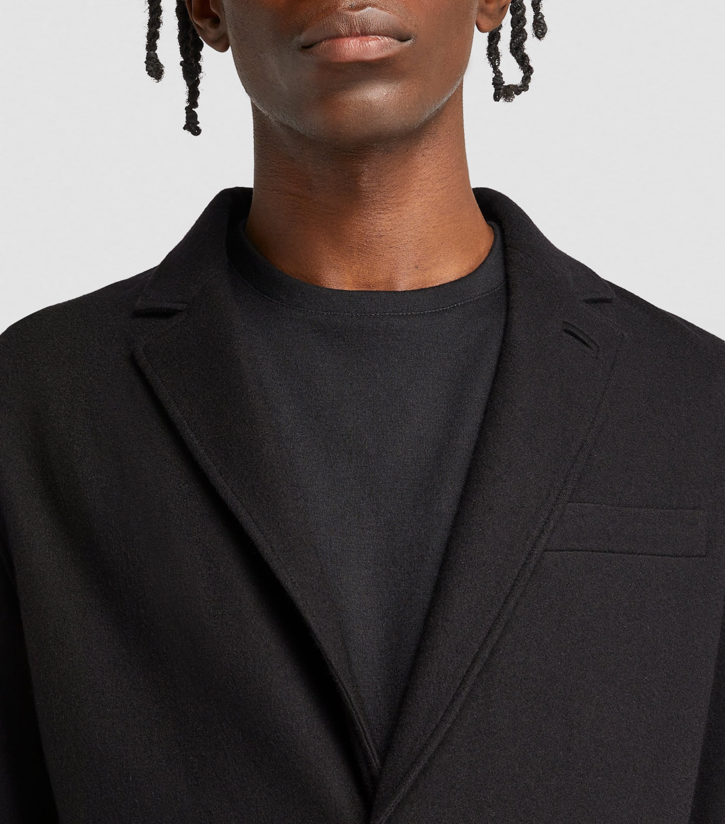 【美品 黒タグ】 GIORGIO ARMANI スタンドカラー ジャケット 52 armani collezioni スタンドカラーコート ARMANI COLLEZIONI - ARMANI