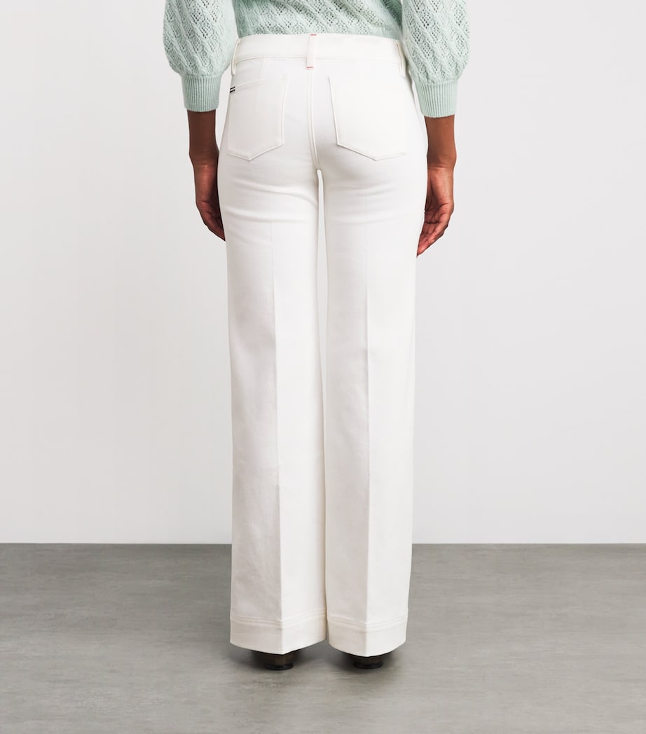 Slay Heart Wide-Leg Jeans A117 VANILLA Image 4