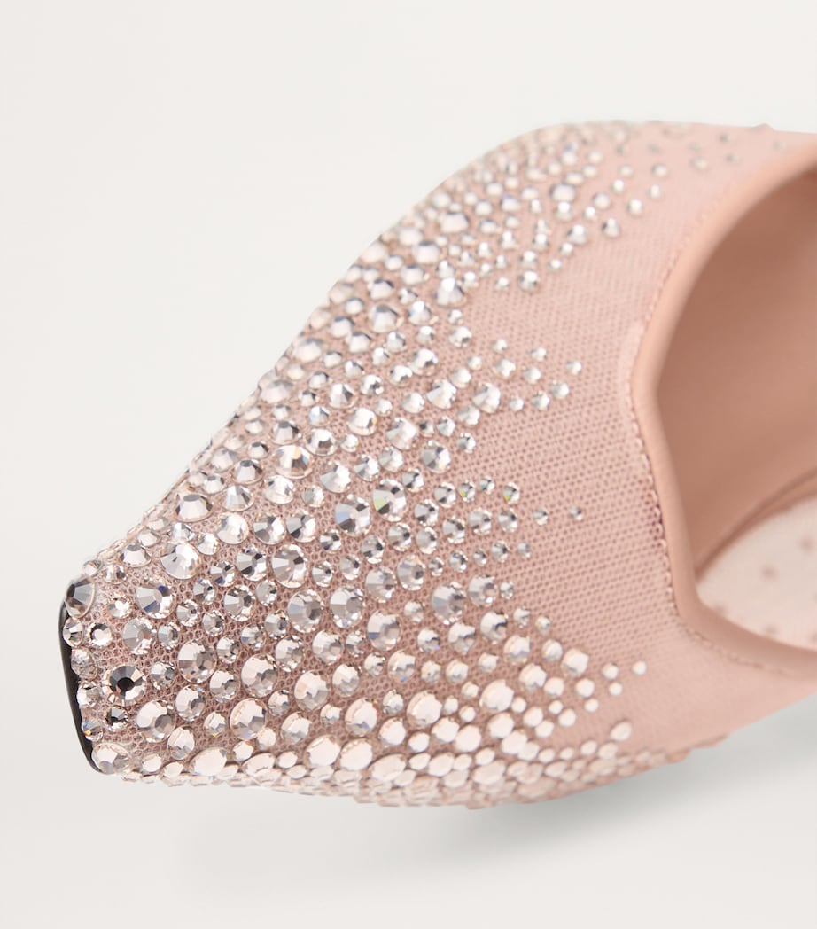 Vivi 65 Mesh Embellished Mules BALLET PINK/BALLET P Image 3