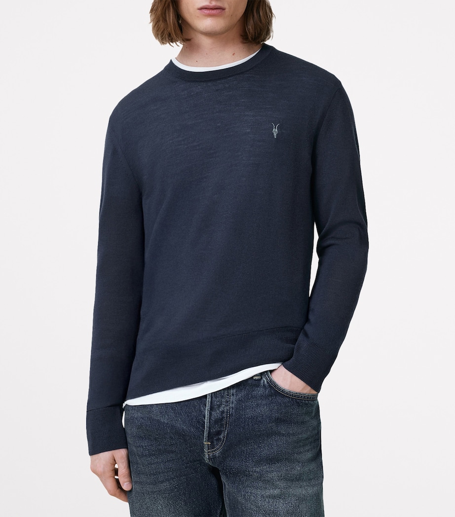 Wool Mode Sweater NAVY BLUE Image 4