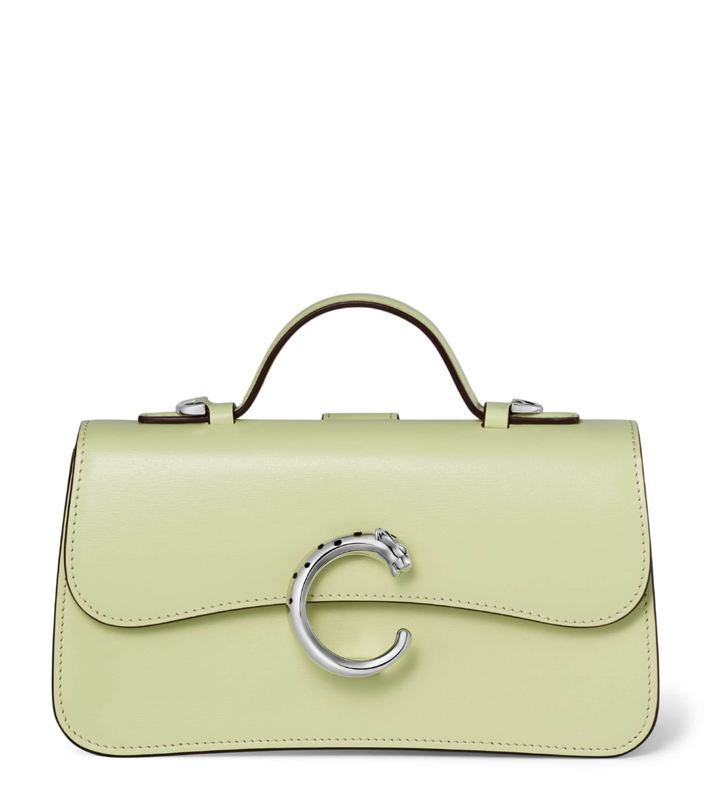Cartier Leather Panthère de Cartier Top-Handle Bag Citrus Image 1