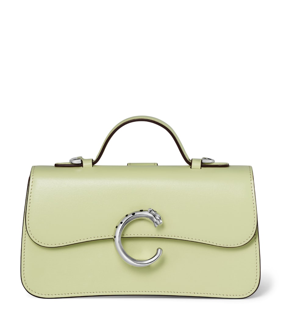 Cartier Leather Panthère de Cartier Top-Handle Bag Citrus Image 1
