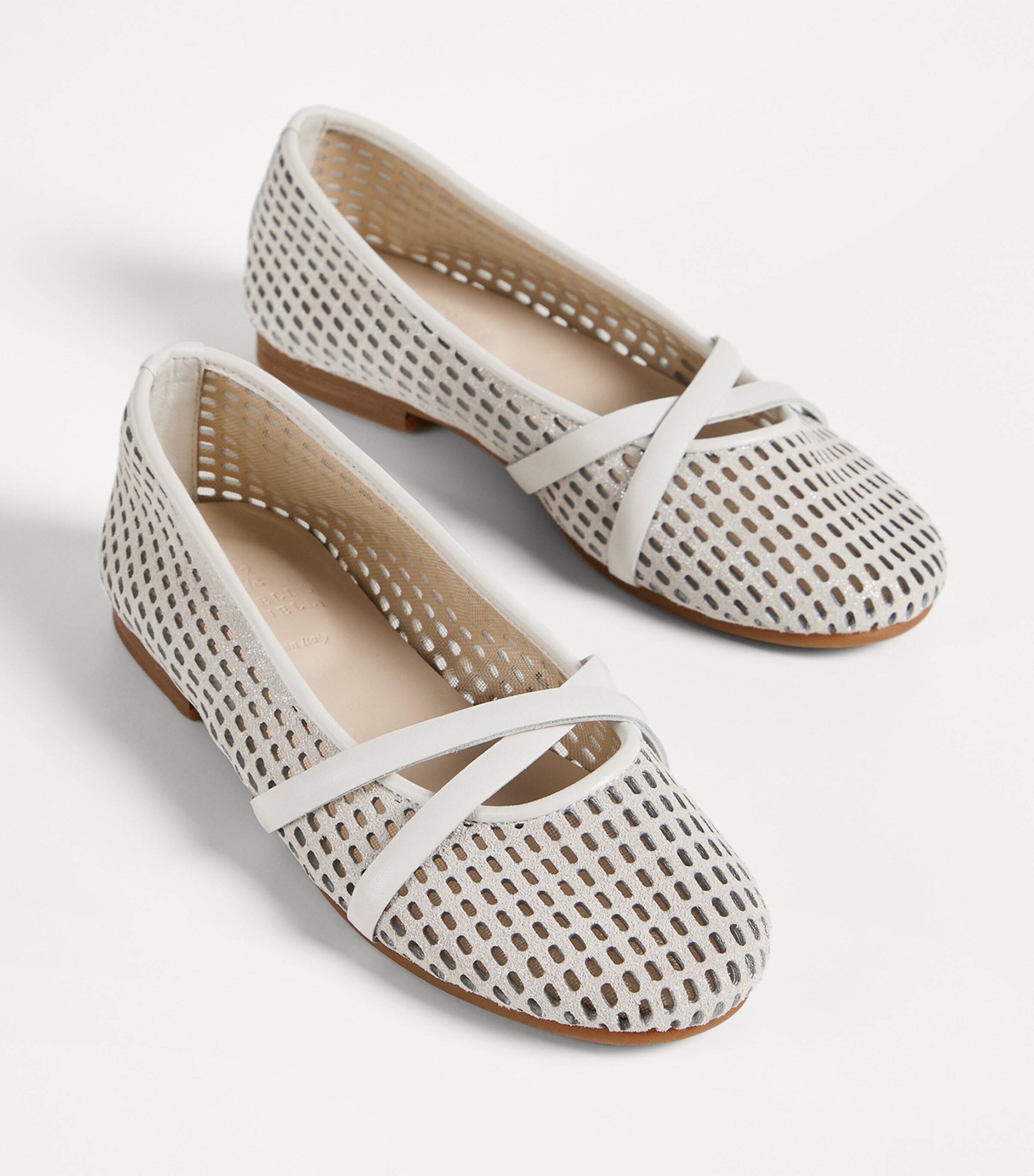 Brunello Cucinelli Kids Mesh Ballet Flats Image 4
