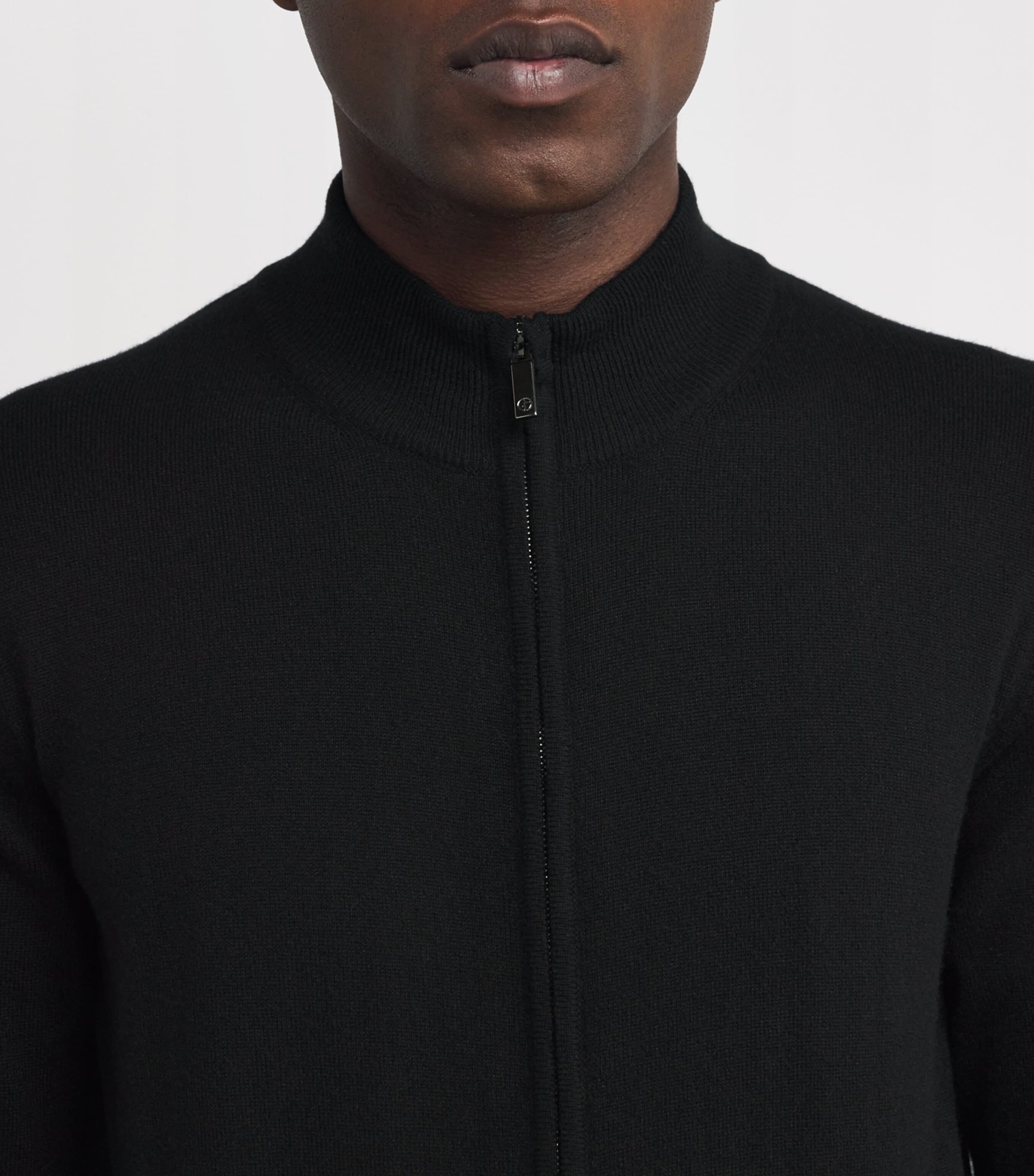 Cashmere Zip-Up Cardigan UC99 Image 6