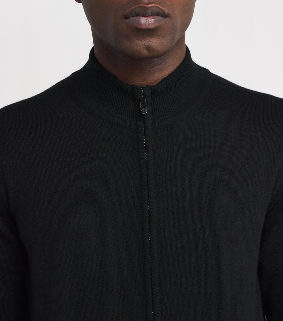 Cashmere Zip-Up Cardigan UC99 Image 6