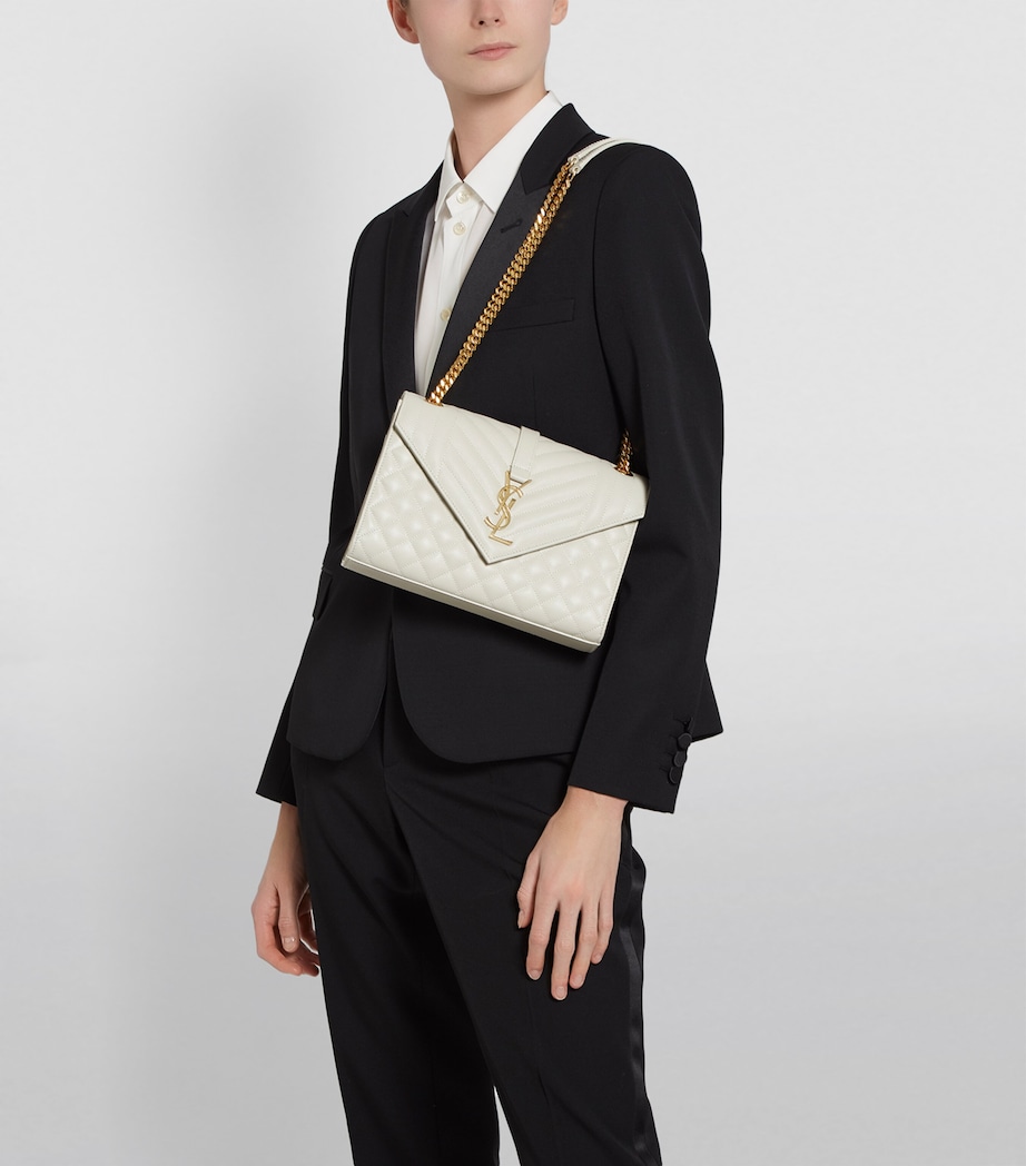 Medium Envelope Matelassé Shoulder Bag 9207 Image 8