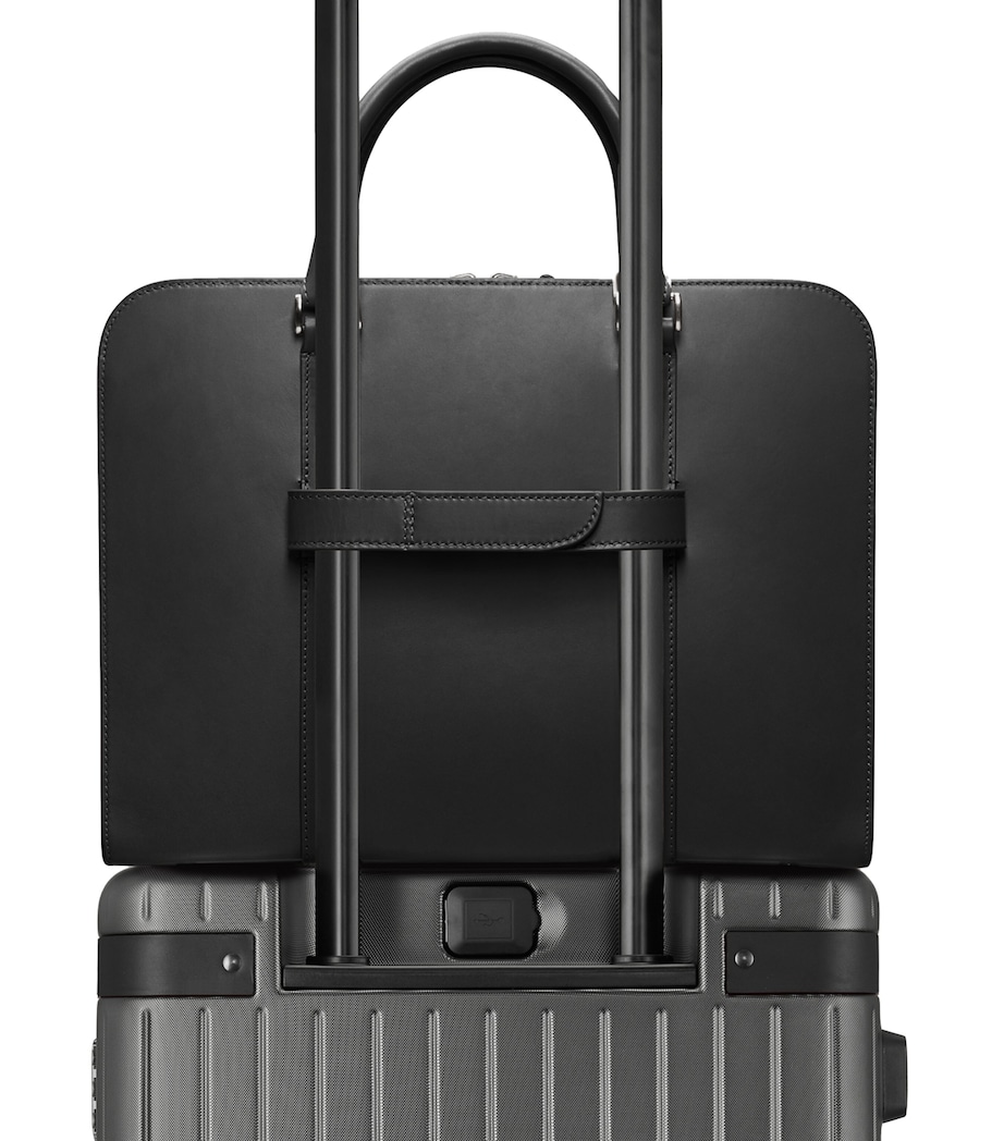 Leather Smart Holder Strap BLACK Image 2