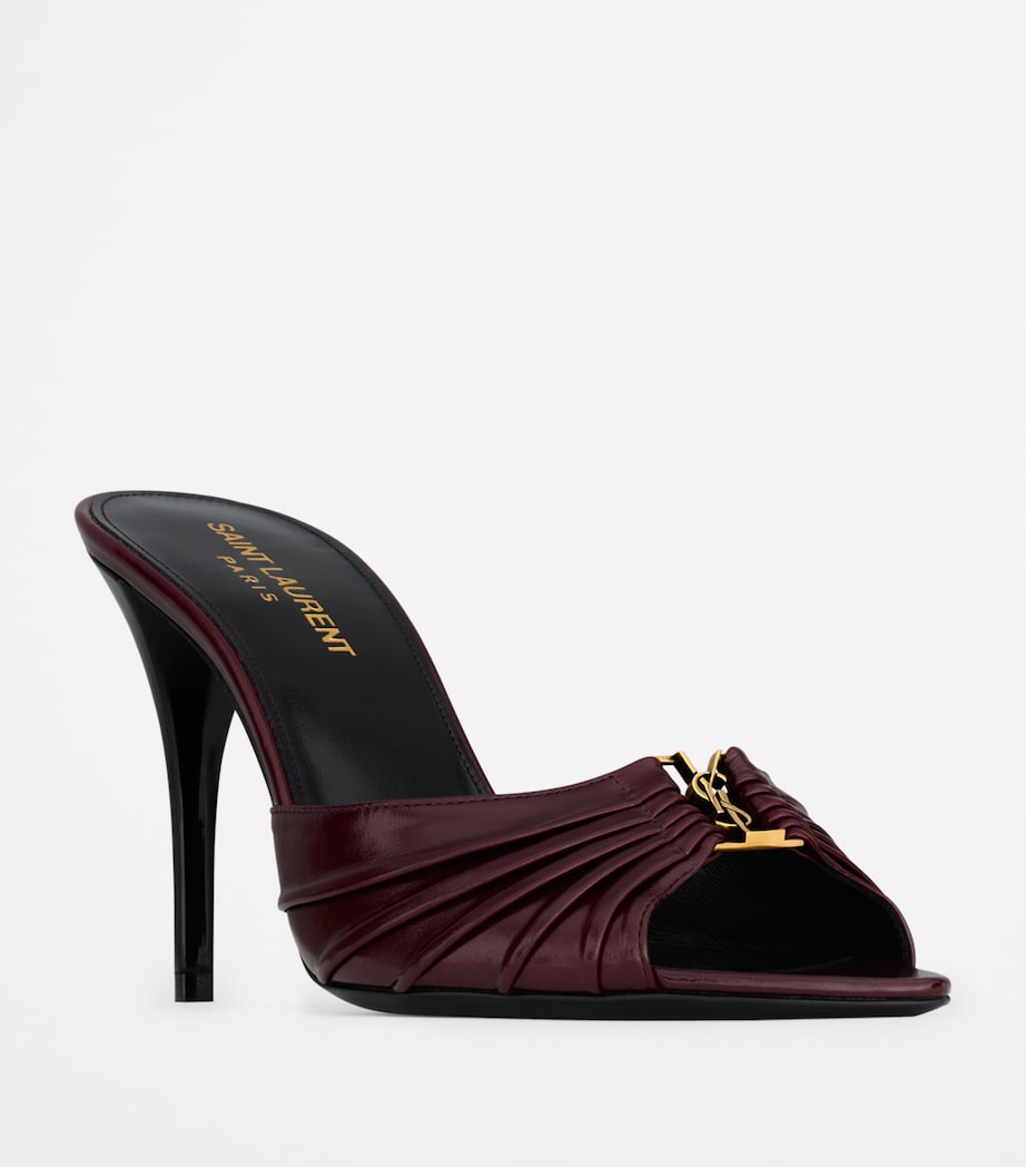 Leather Babylone Mules 90 6629 Image 3