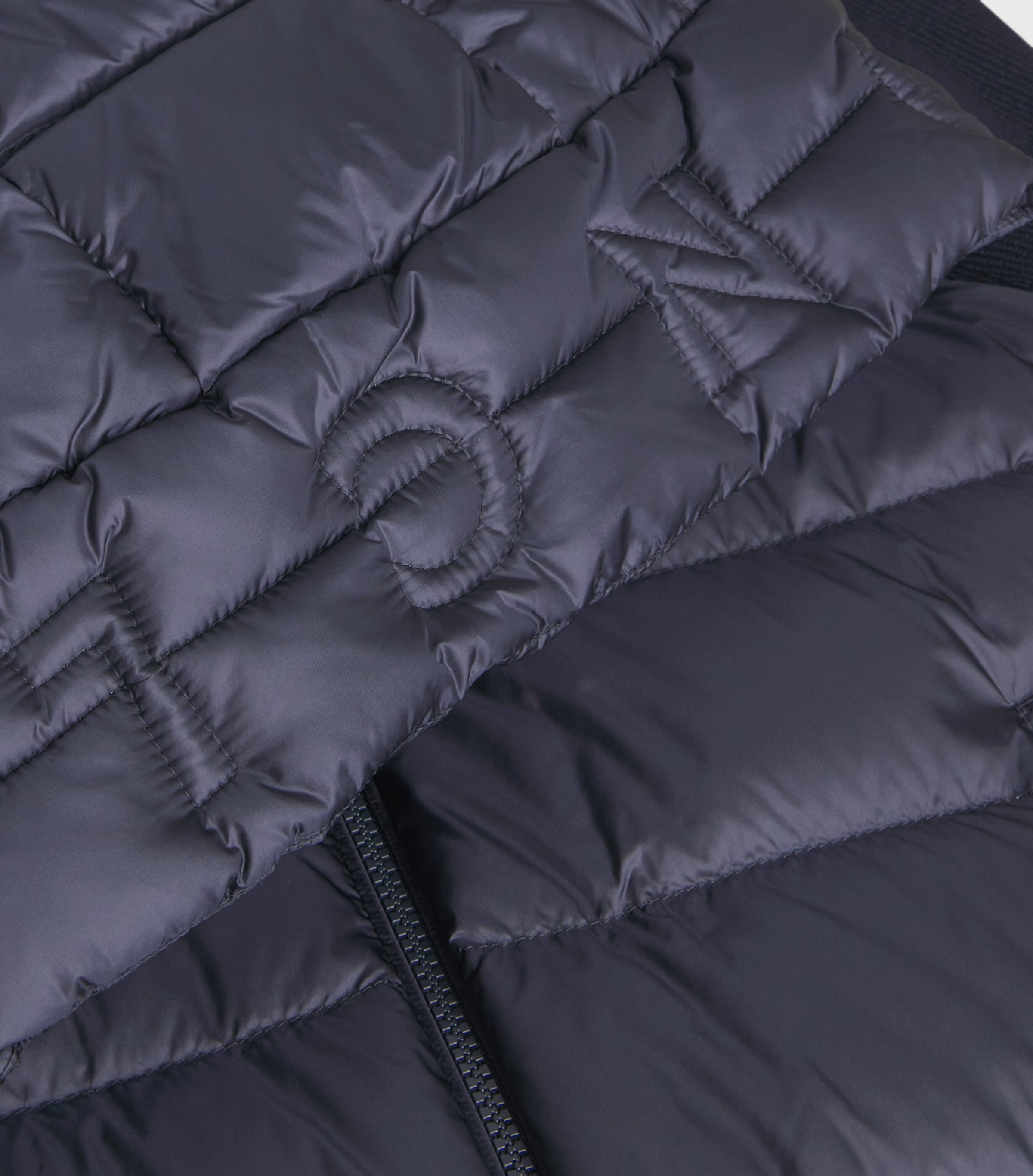 Virgin Wool Down-Front Hoodie 776 Image 5