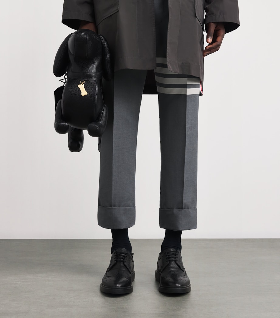 Leather Hector Top-Handle Bag BLACK Image 2