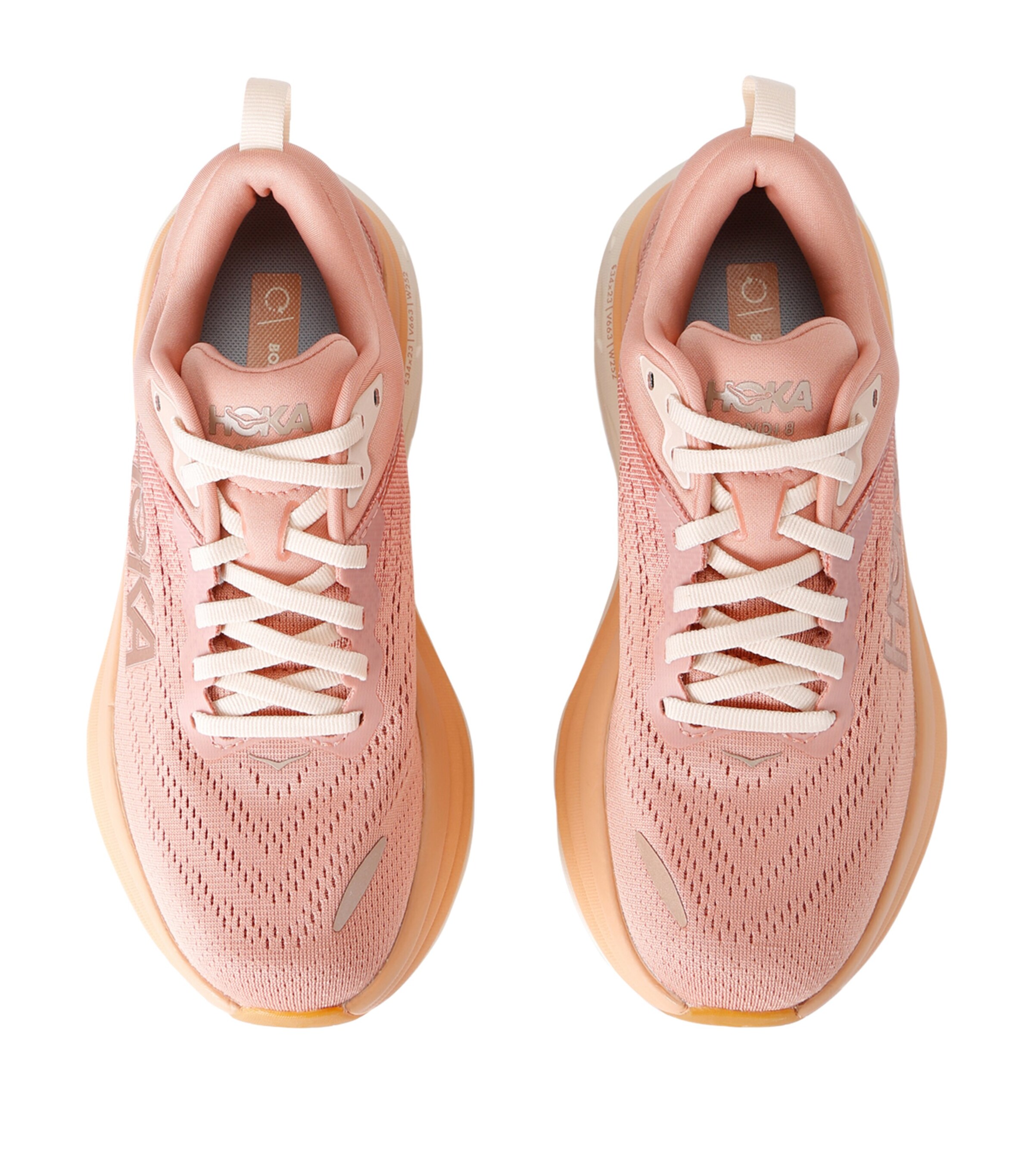 Hoka Bondi 8 Running Sneakers Pink Comb Image 4