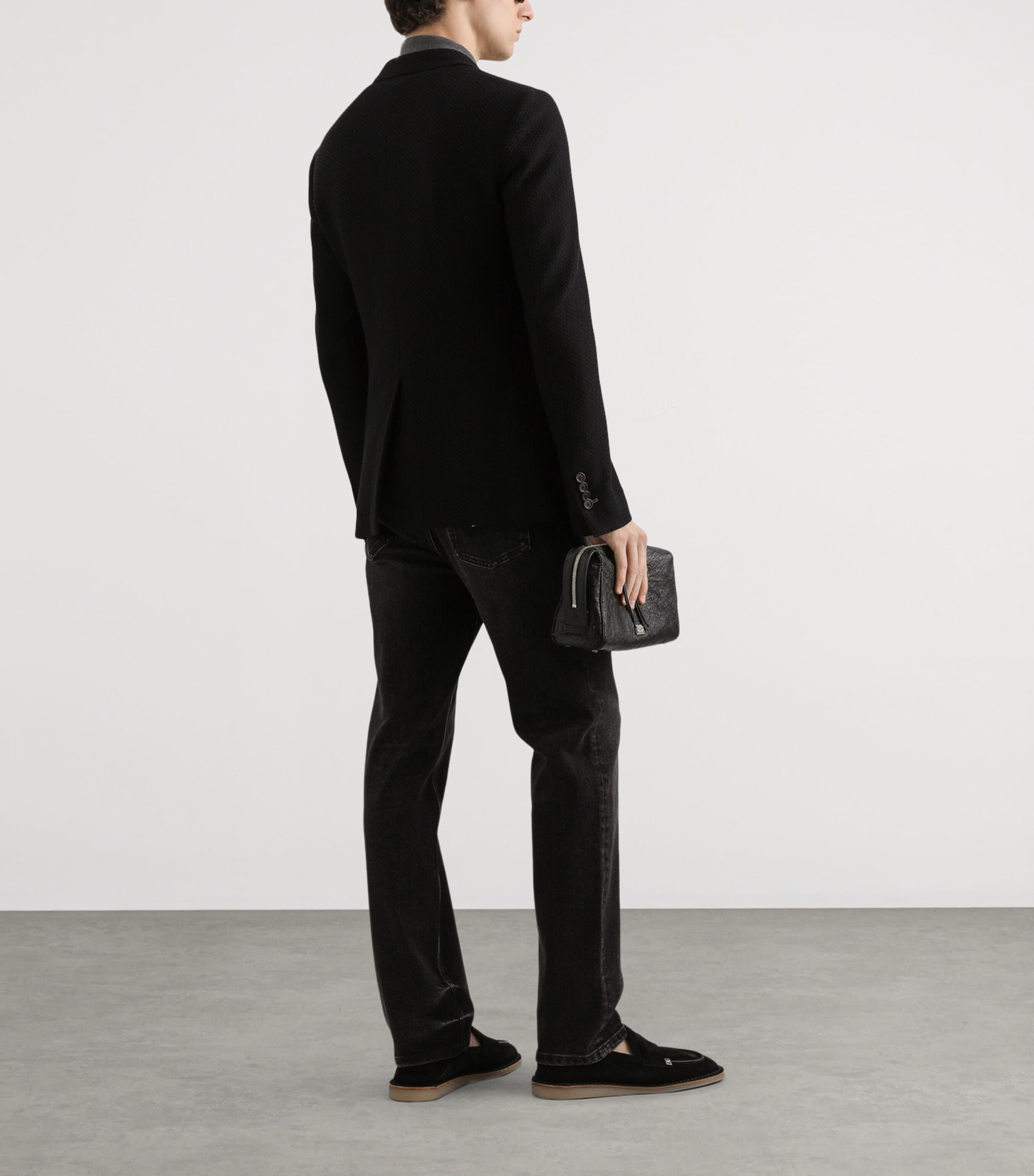 Dolce&Gabbana Mens DG Patch Slim Jeans Combined Colour Image 3