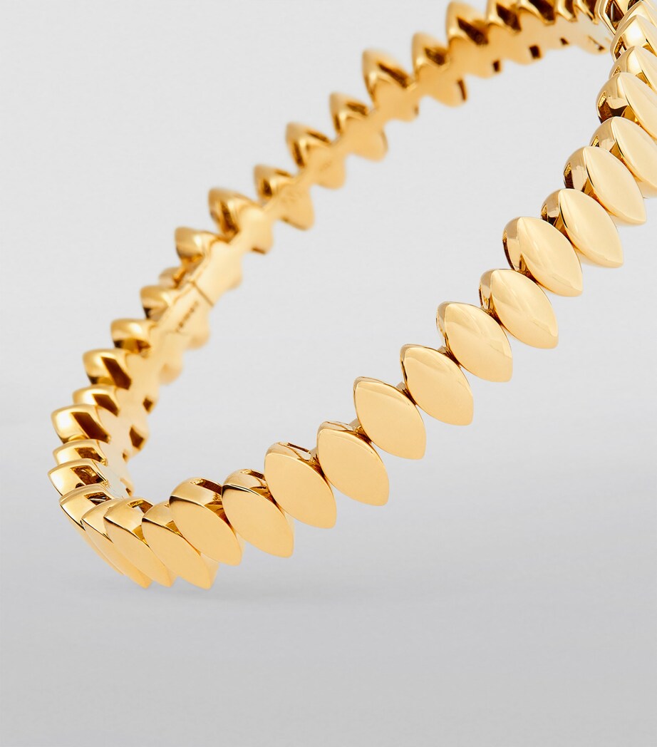 Yellow Gold Navette Bangle YELLOW GOLD Image 3