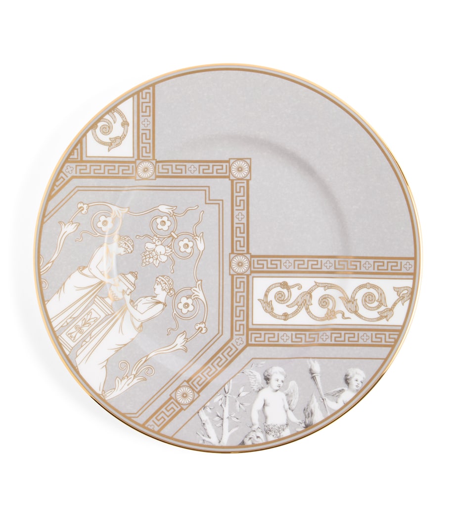 Bone China Renaissance Plate (22cm) GREY Image 1
