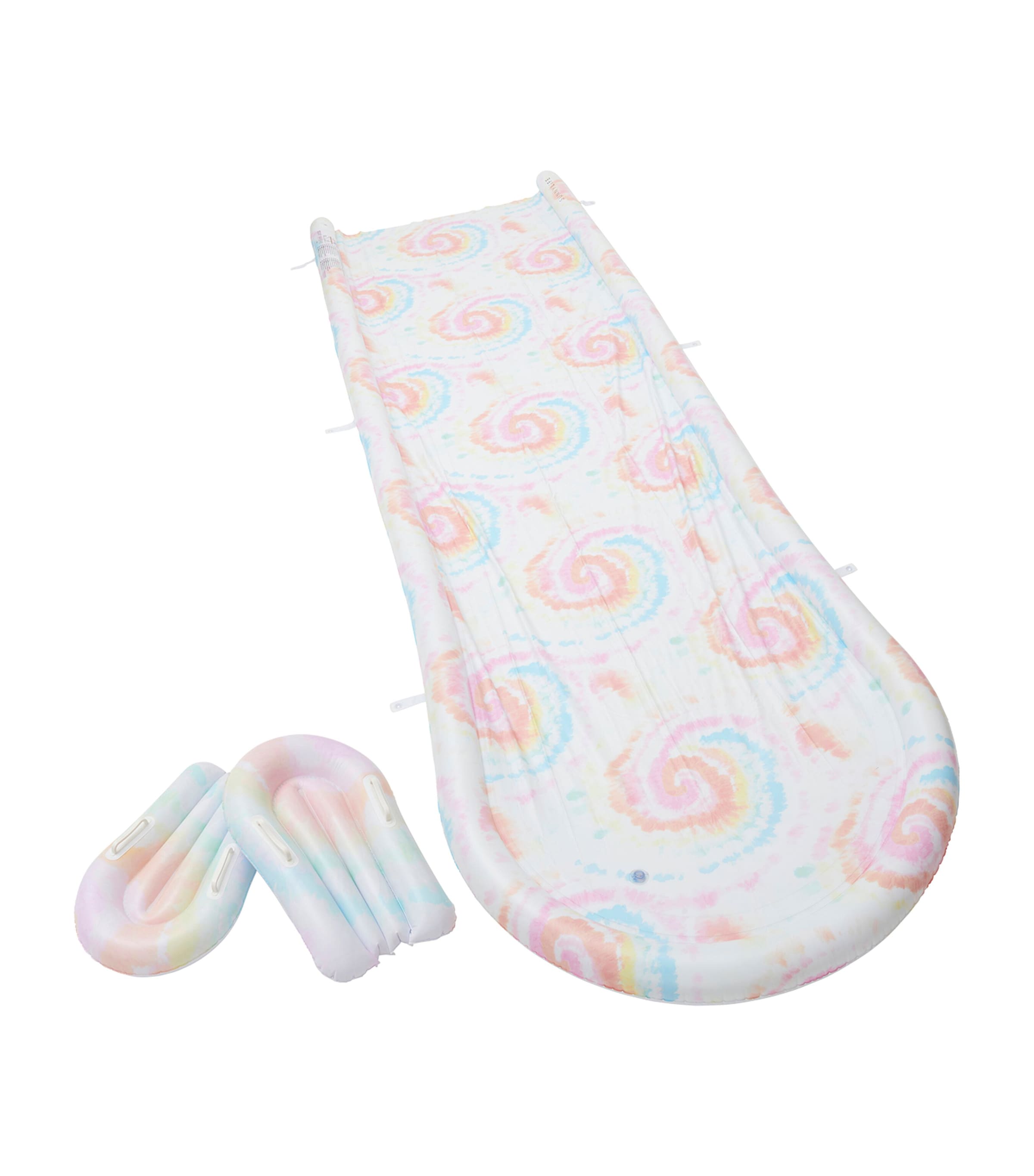 Sunnylife Tie Dye Slip, Slide And Body Board Set In Pink