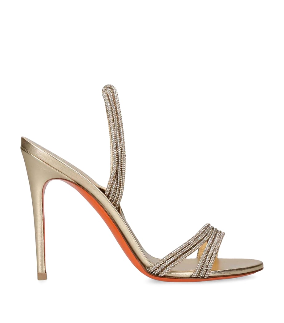 Leather Justine Slingback Heels 105 GOLD Image 1