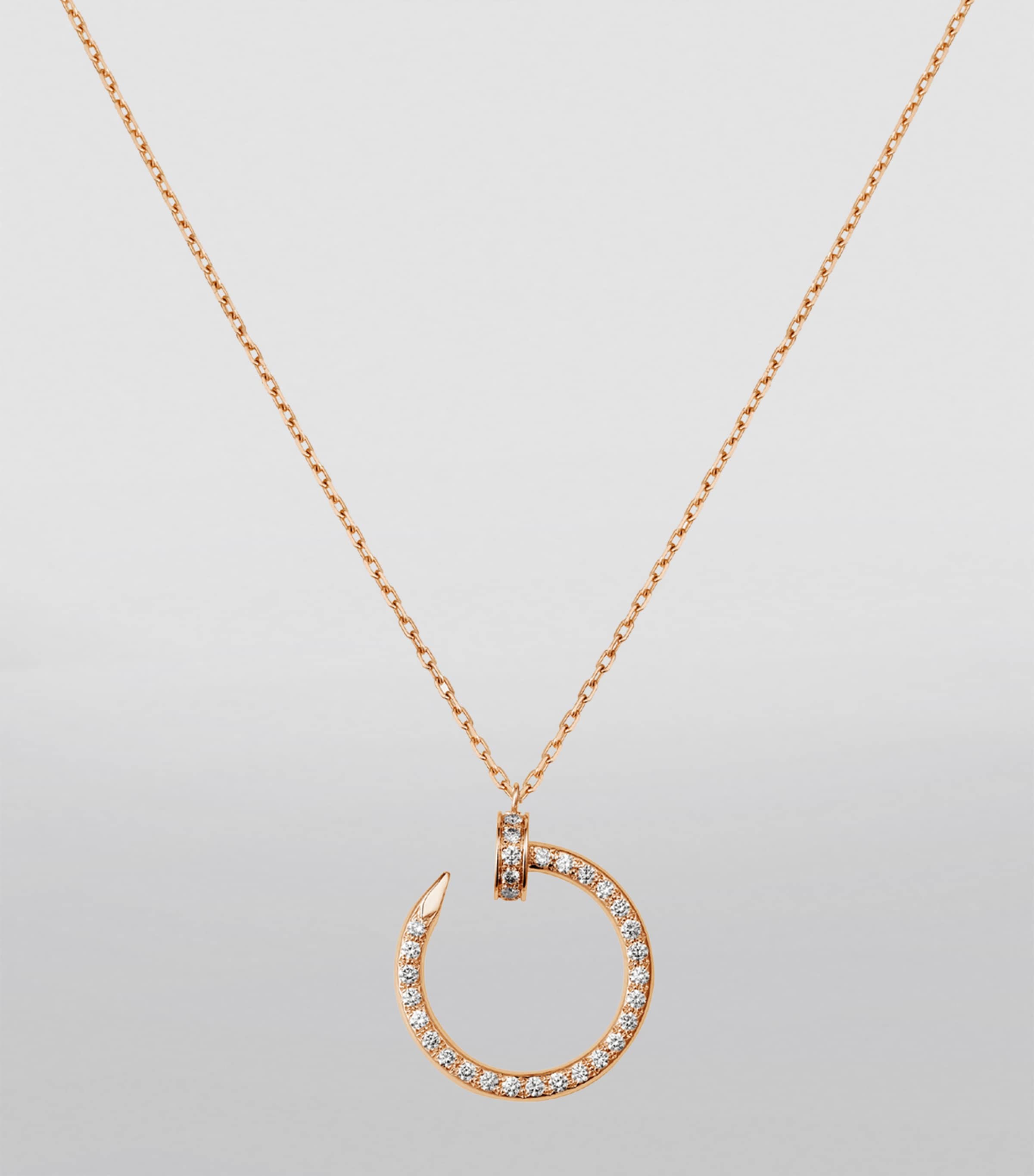 Rose Gold and Diamond Juste un Clou Necklace ROSE GOLD Image 2