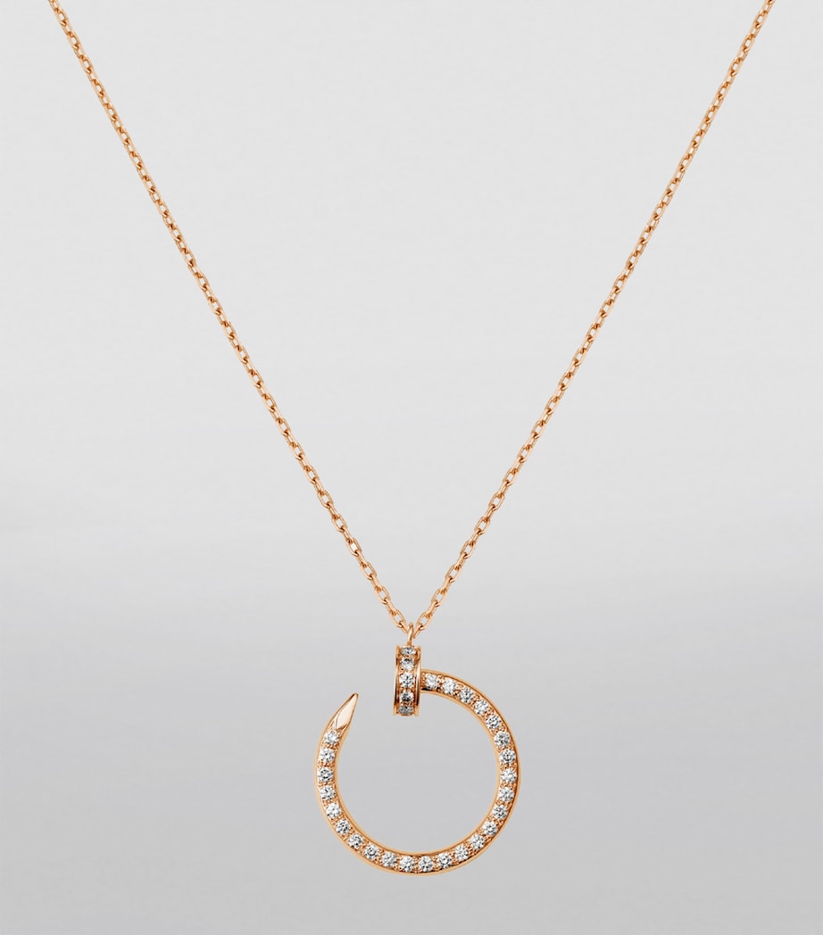 Rose Gold and Diamond Juste un Clou Necklace ROSE GOLD Image 2