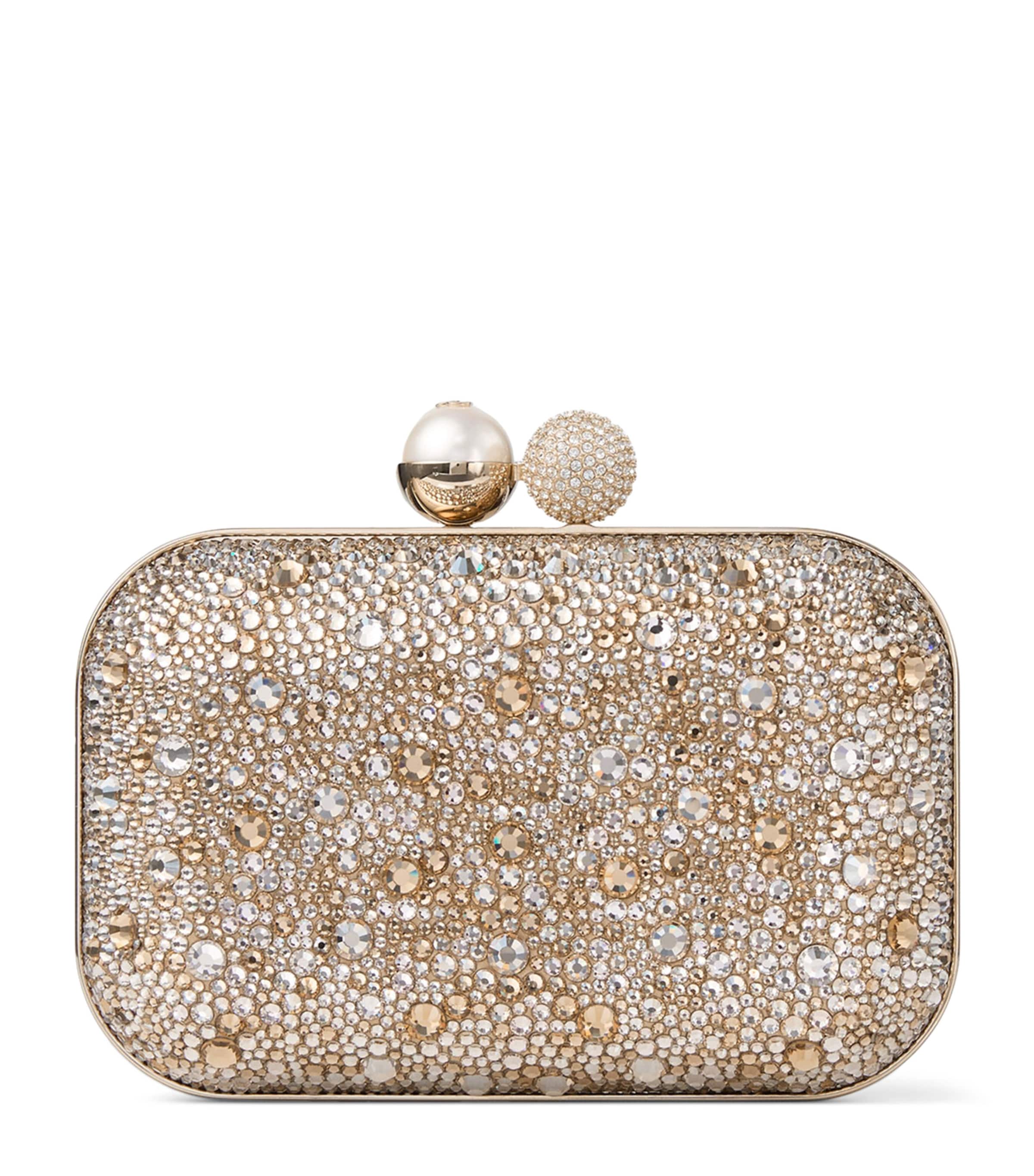 Jimmy Choo Cloud Clutch Bag Crystal Mix Image 1