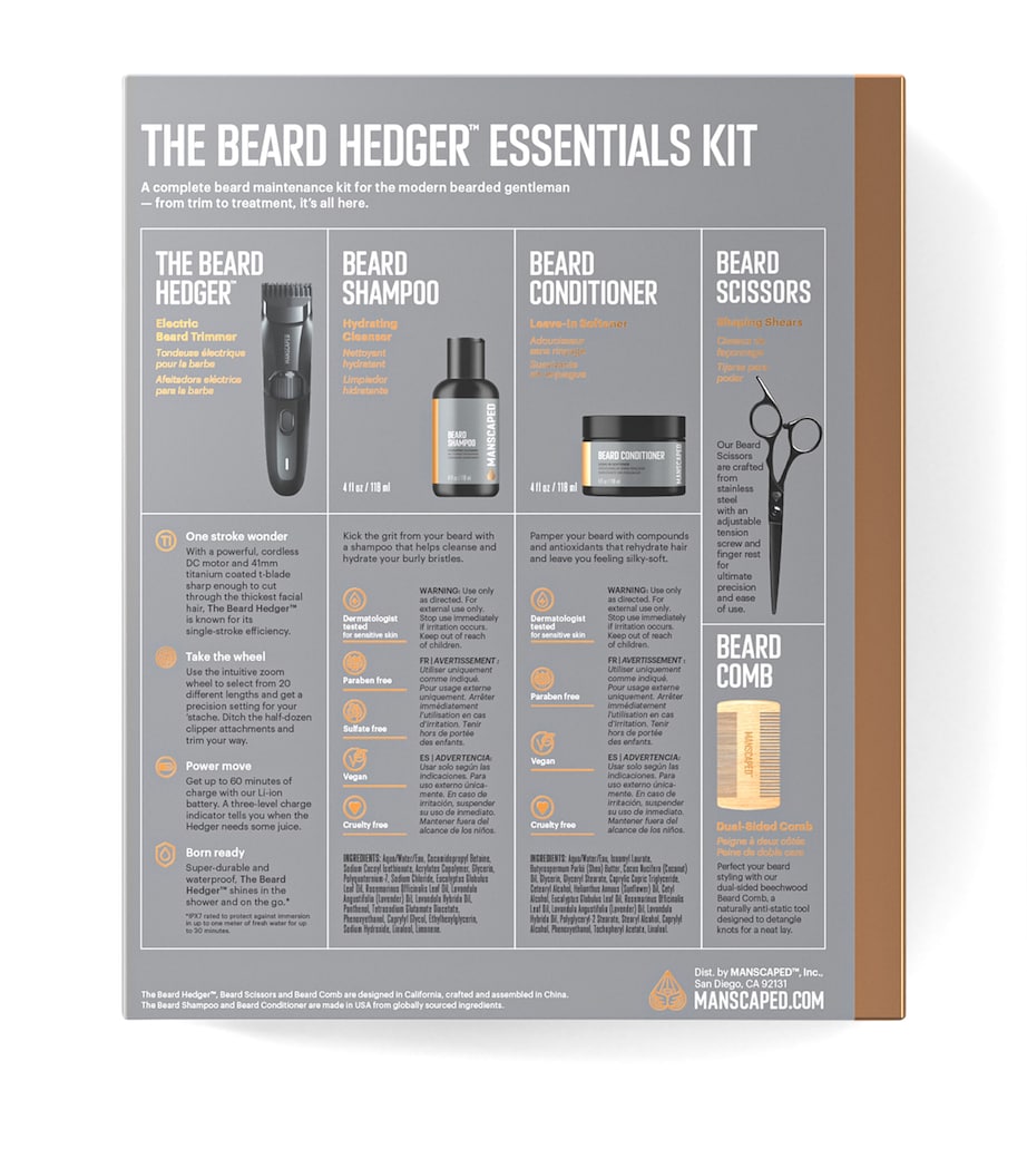 The Beard Hedger Essentials Kit NO COLOUR Image 9