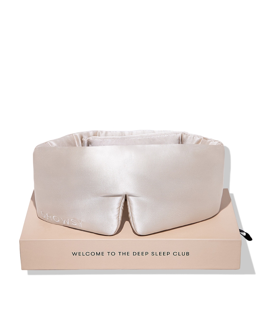 Mulberry Silk Sleep Mask DUSTY GOLD Image 7