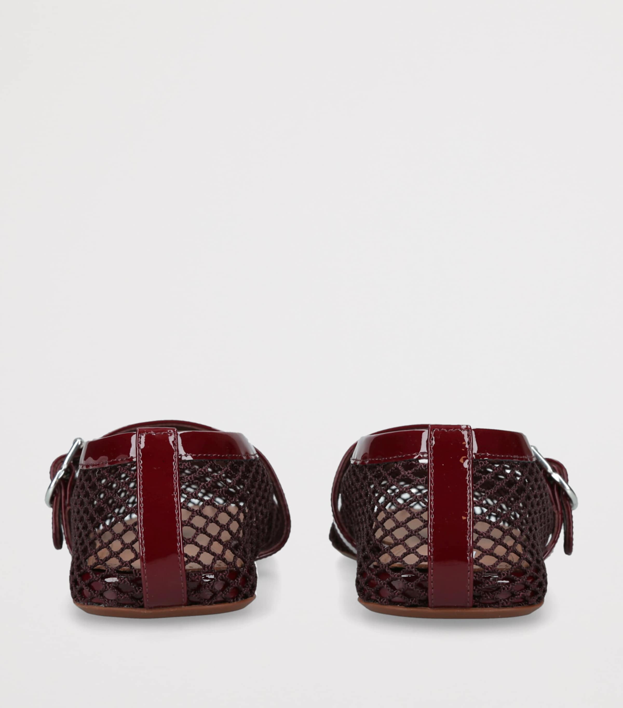Mesh Ballet Flats WINE Image 2