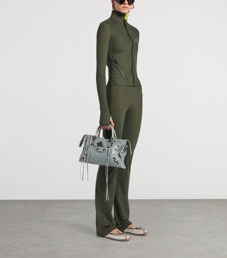 Balenciaga Small Lambskin Le City Top-Handle Bag Image 1