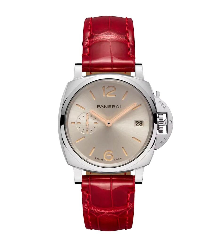 Panerai Stainless Steel Luminor Due Watch 38mm Beige Image 1