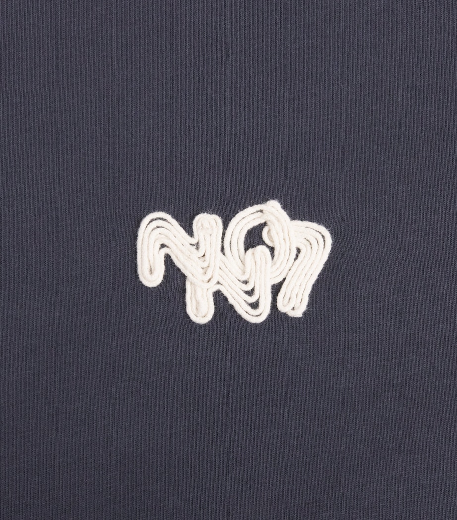 NN.07 Mens Pima Cotton Adam T-Shirt Deep Navy Image 6