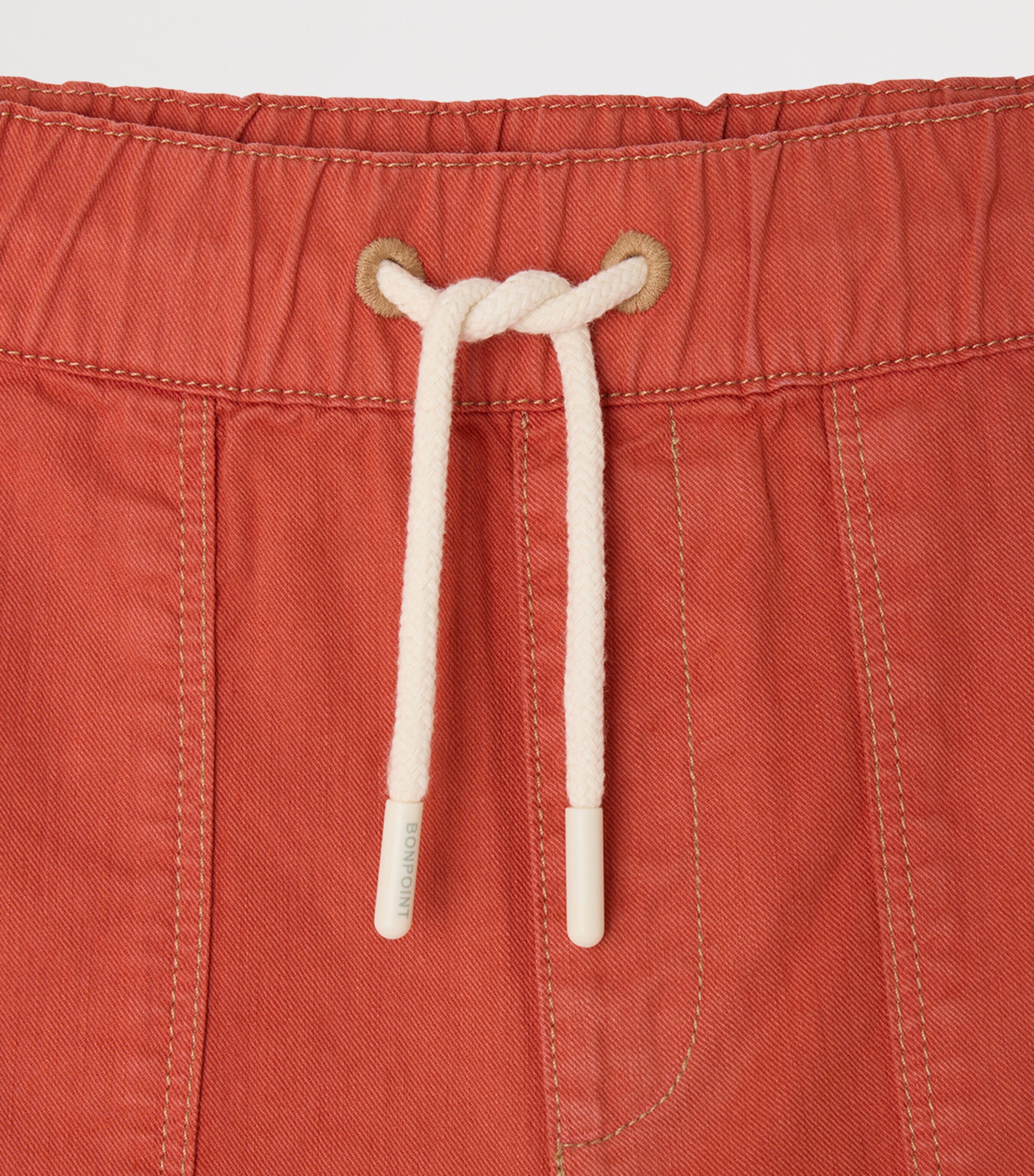 Bonpoint Cotton Syl Bermuda Shorts (10-14 Years) Grenadine Image 3