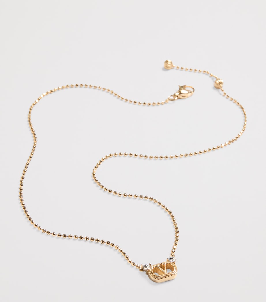 Swarovski Crystal-Embellished Ovalette Necklace 9MN Image 3