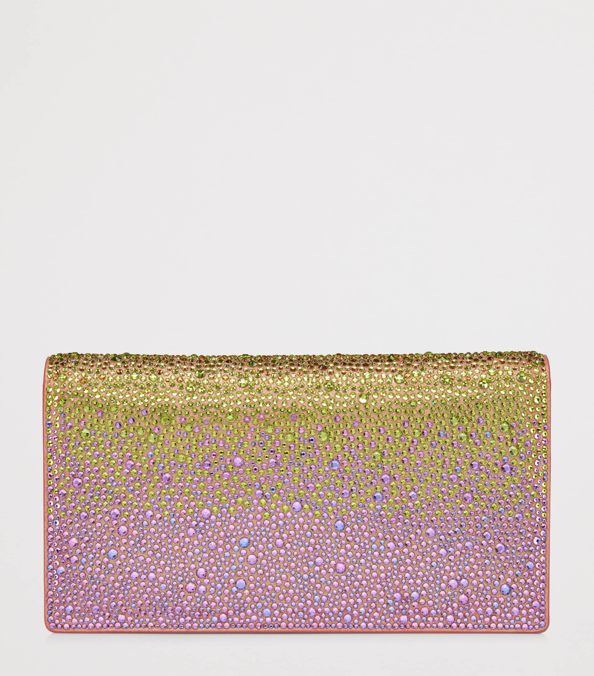 Christian Louboutin Bettina Strass Leather Clutch Bag Image 5