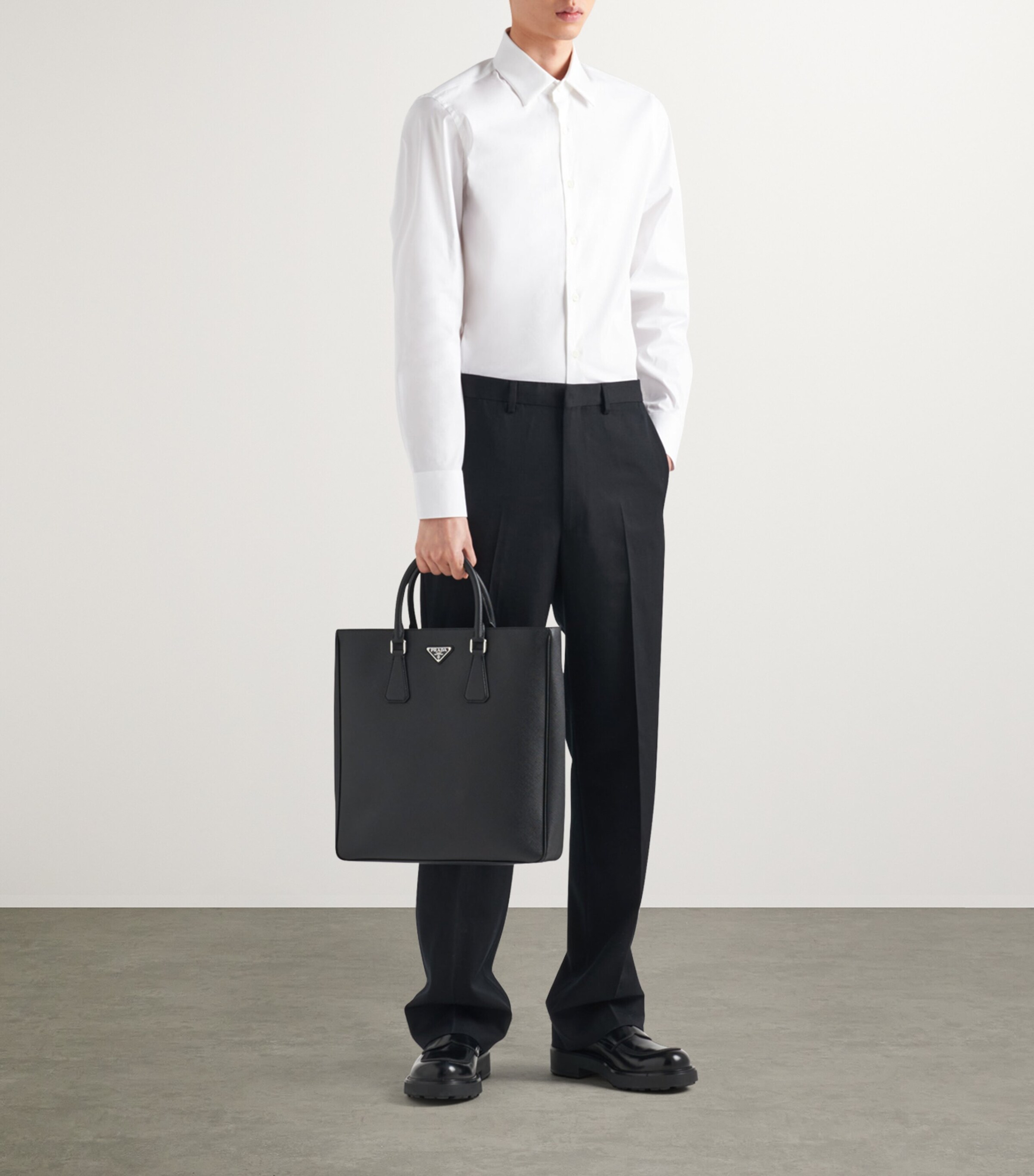 アテッサ新作モデル Prada Stretch-Cotton Shirt | Harrods UK トップス