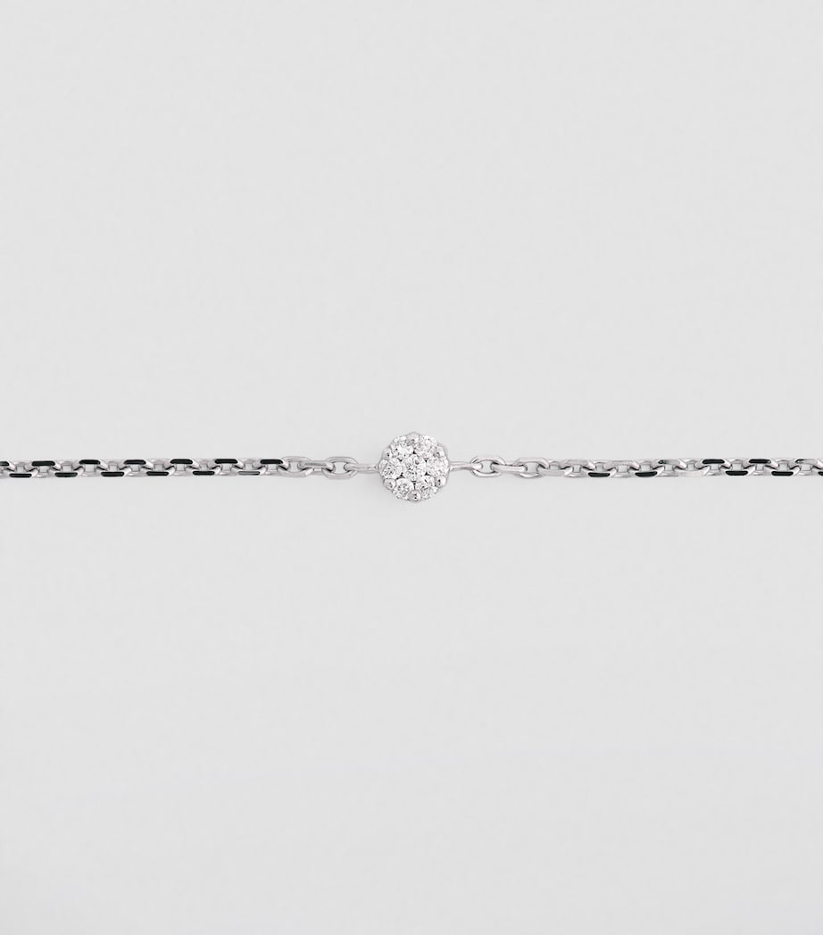 White Gold and Diamond Illusion Bracelet GOLD Image 2