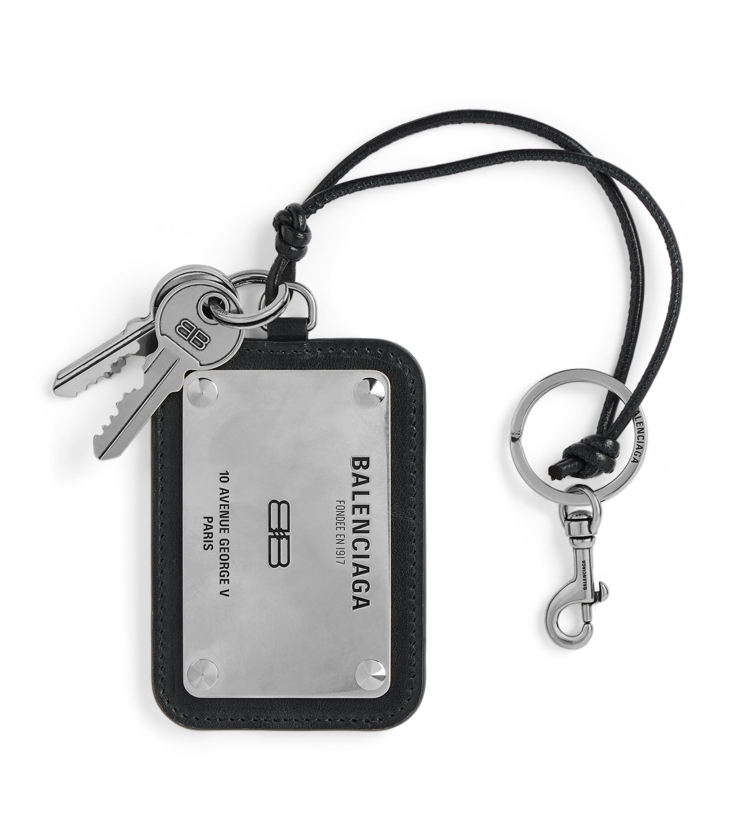 Balenciaga Lola Keychain In Black