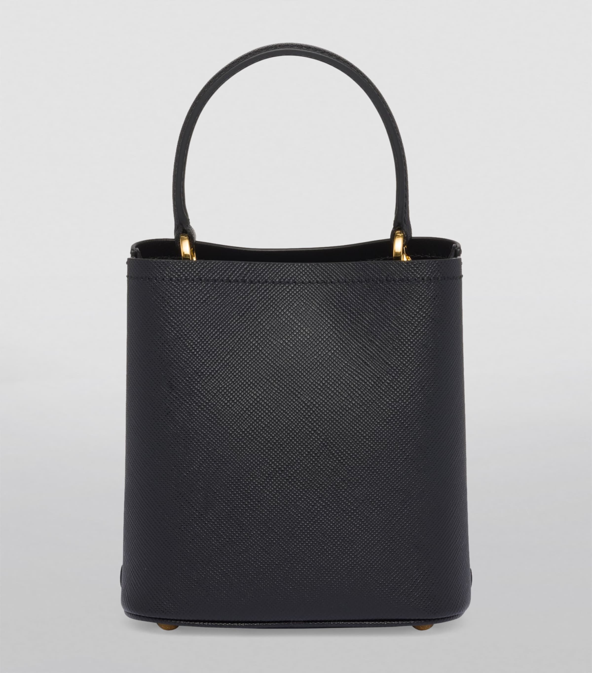 Small Leather Saffiano Panier Top-Handle Bag F0002 Image 3