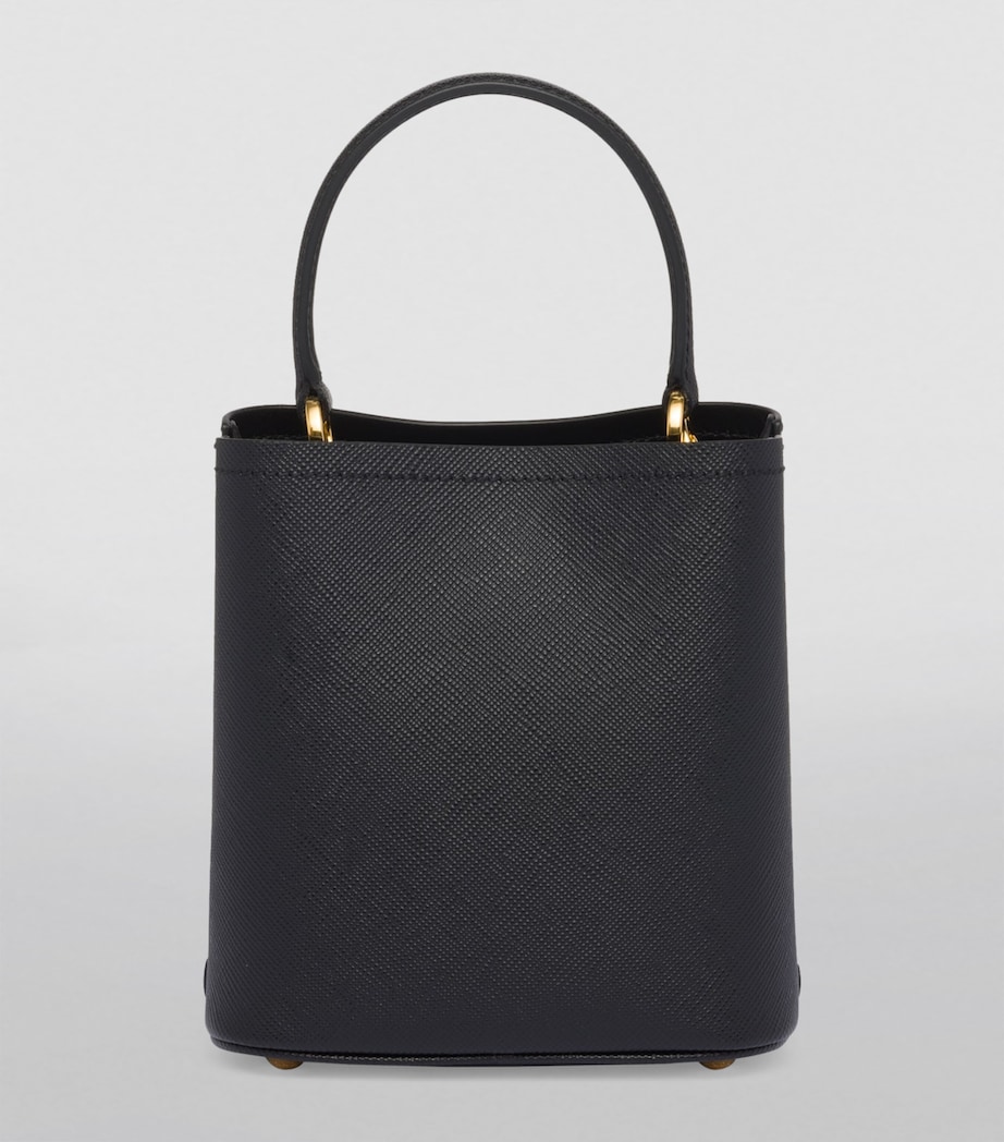 Small Leather Saffiano Panier Top-Handle Bag F0002 Image 3