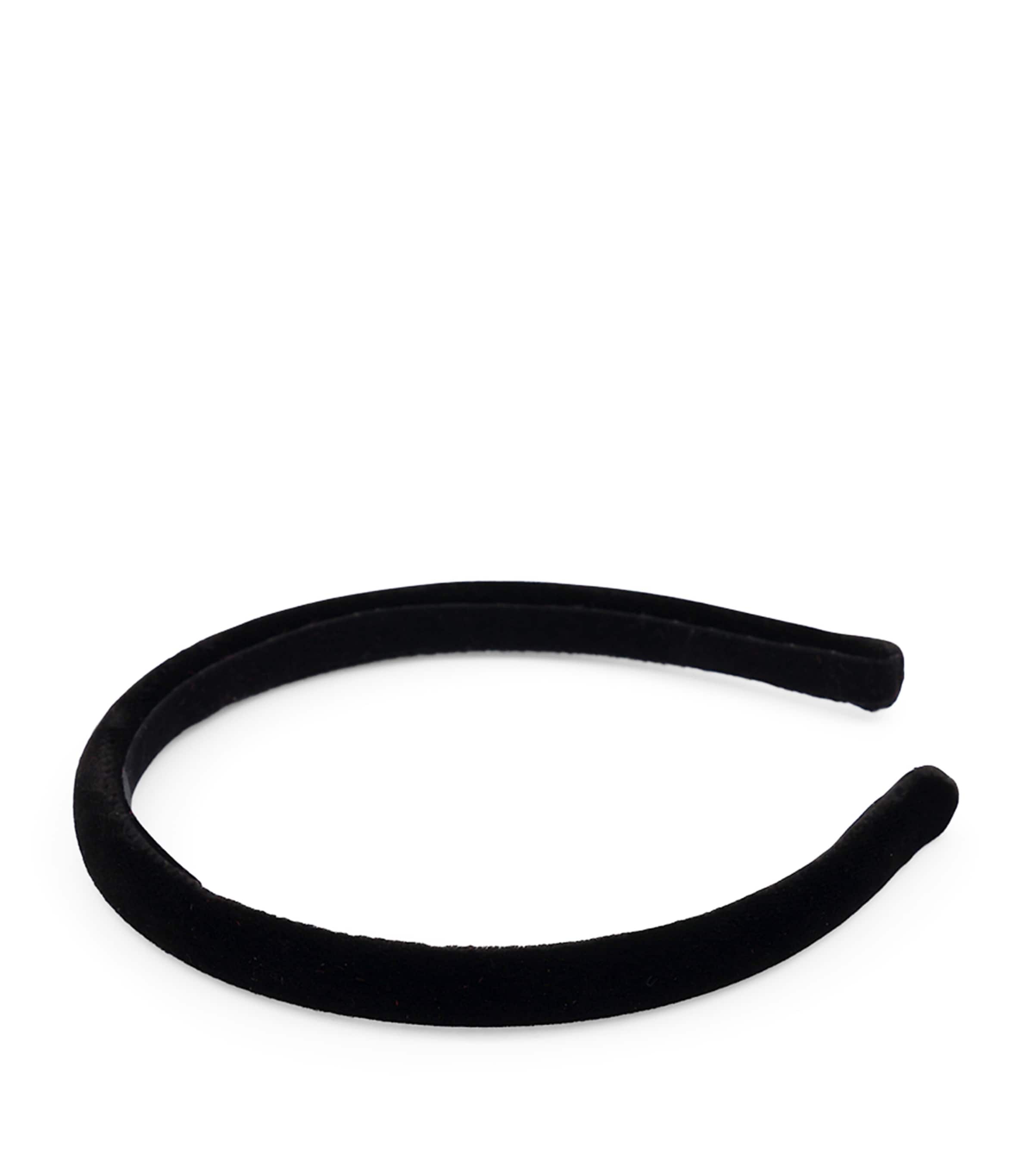 Alexandre de Paris Velvet Timeless Ella Headband N Noir Image 4