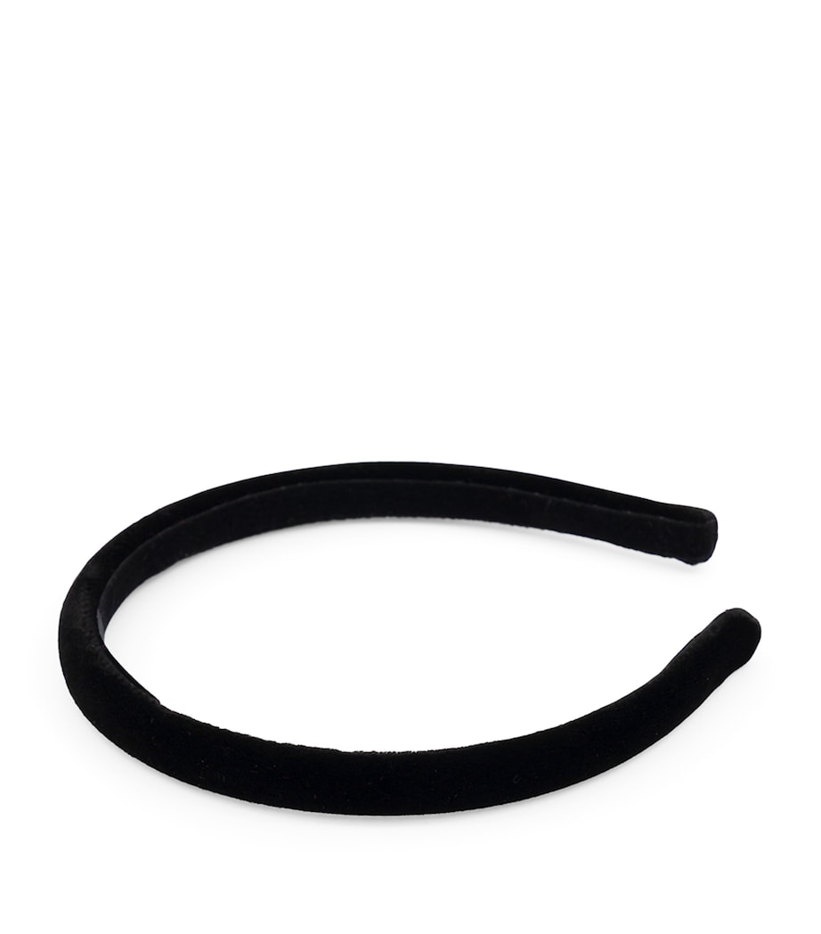 Alexandre de Paris Velvet Timeless Ella Headband N Noir Image 4
