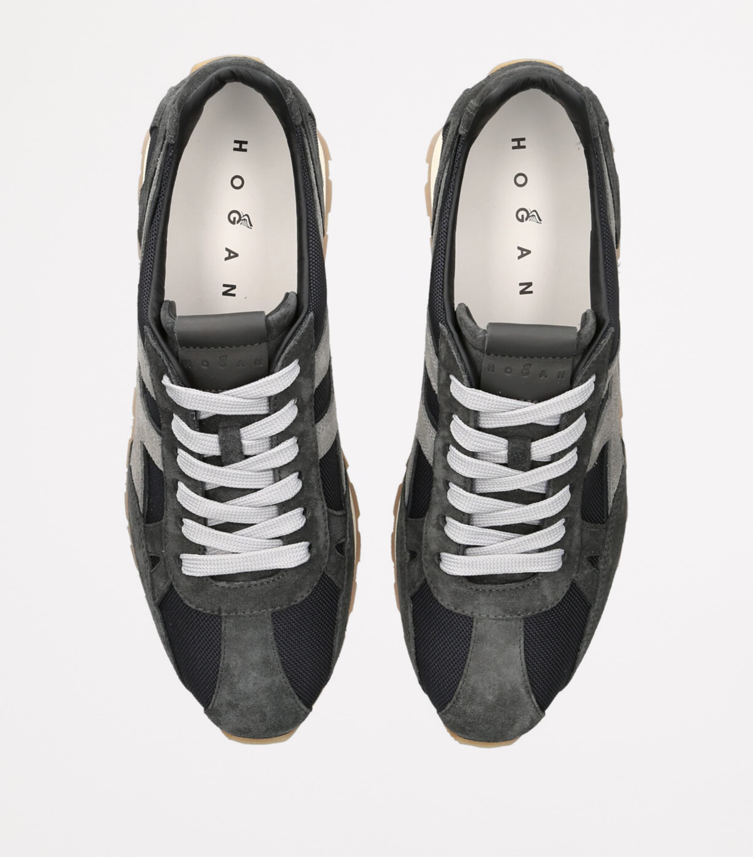 Suede Allacciato Sneakers BLUE/DARK Image 4