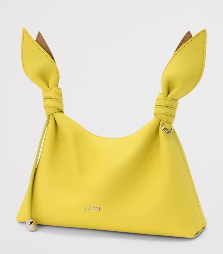 LOEWE Mini Leather Scarf Shoulder Bag Lemon Image 2