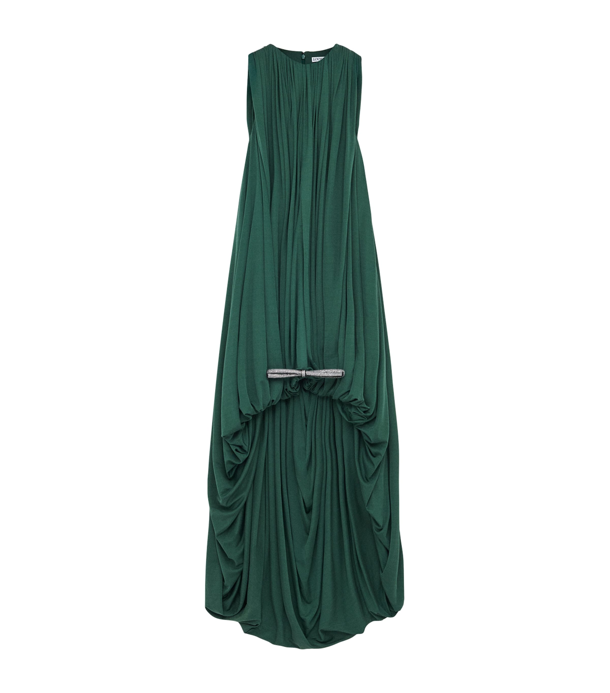 ワンピース Loewe Silk and wool crepe dress 65e7d1fd81078aad2d5c4c38.jpg