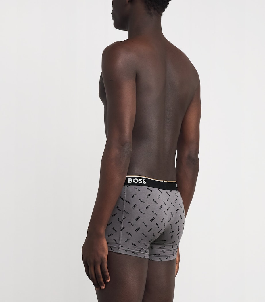 Cotton-Stretch Power Trunks (Pack of 3) OPEN GREY060 Image 3