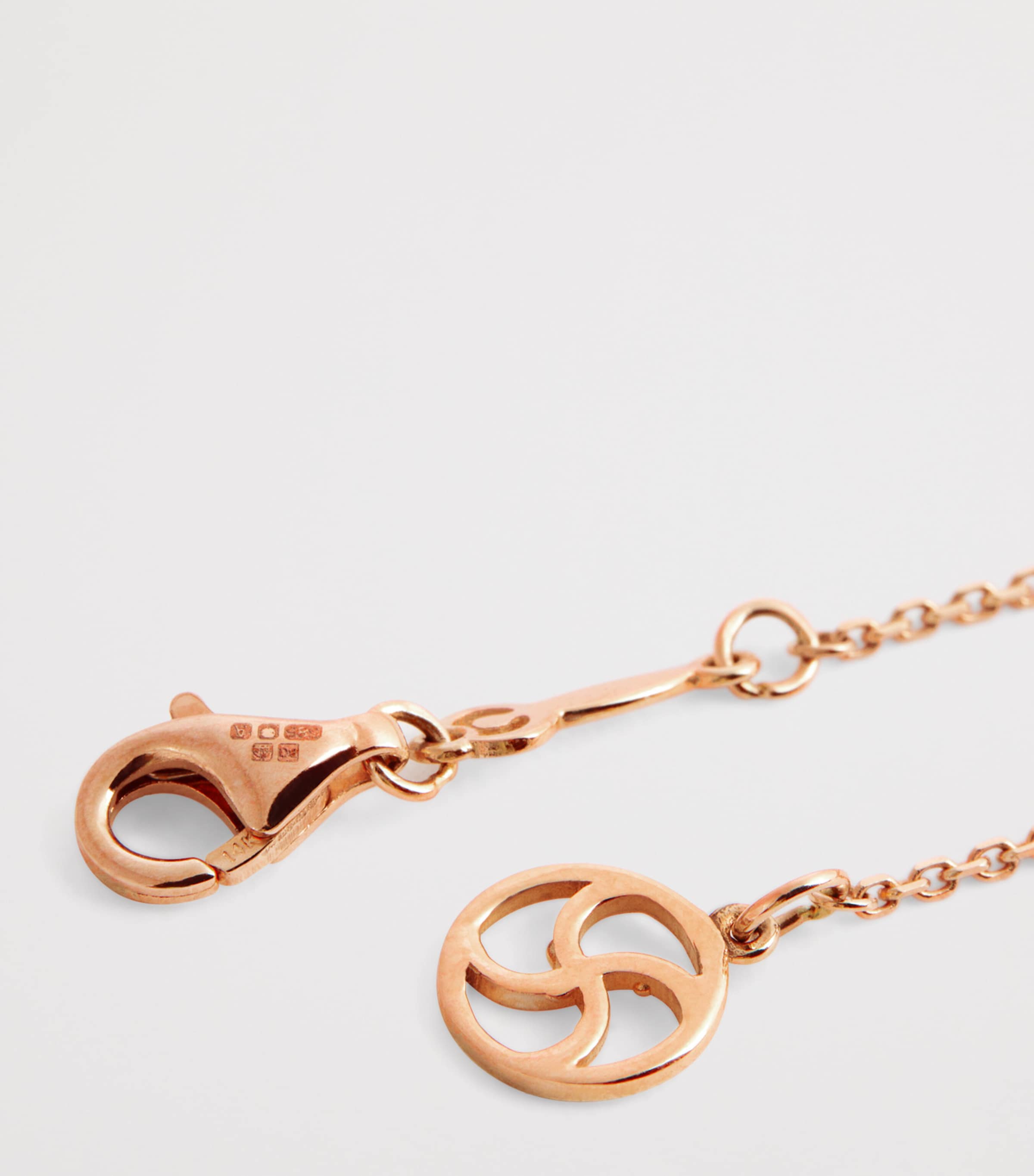 Rose Gold and Diamond Honeycomb Bracelet ROSE GOLD Image 4