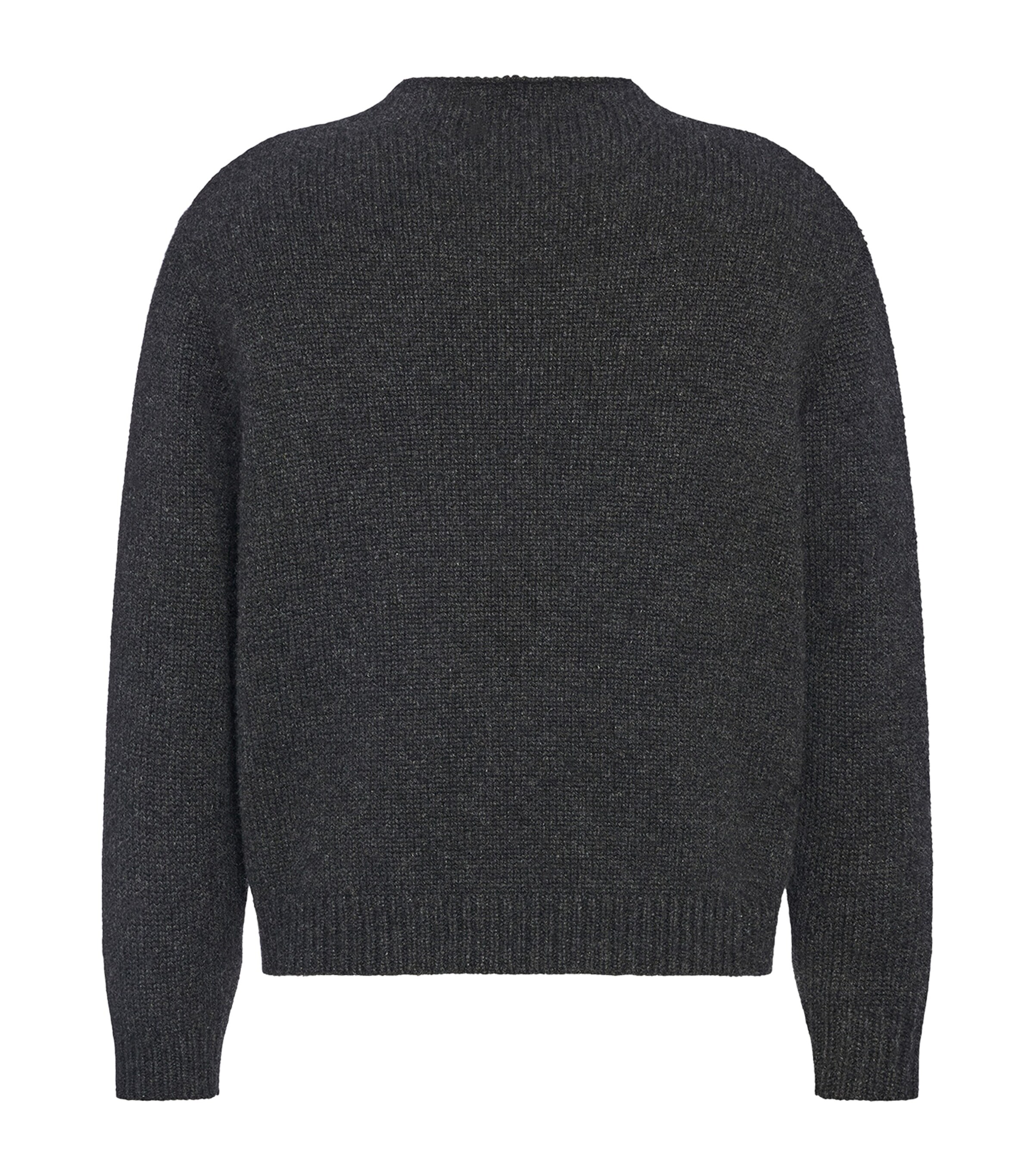 The Row Mens Markhim Cashmere Sweater Charcoal Melange Image 2