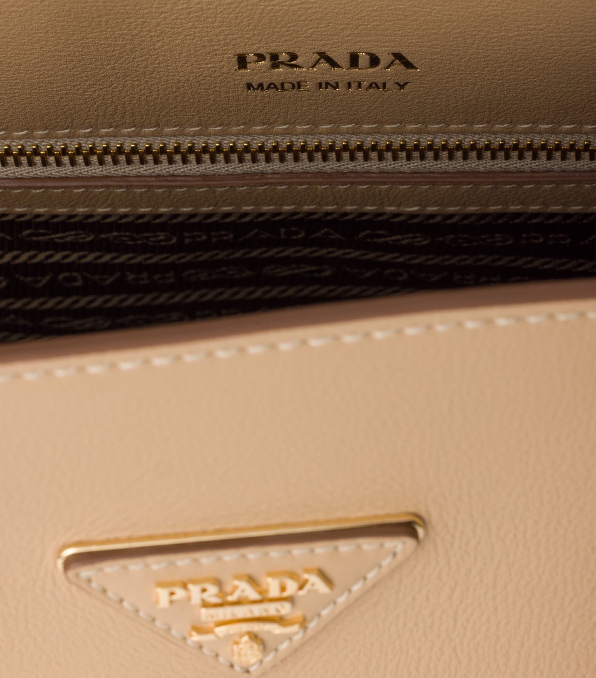 Prada Medium Leather Top-Handle Bag Image 4