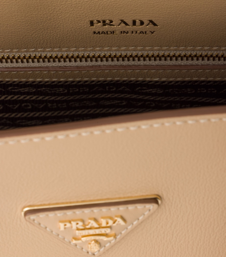 Prada Medium Leather Top-Handle Bag Image 4